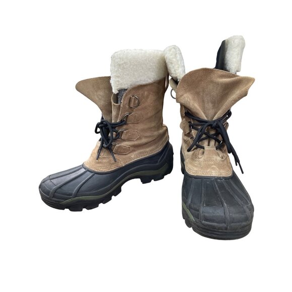 Sorel Chilanko Mens brown Insulated leather Winter Boots Size 8 SKU 9020 - Picture 2 of 12